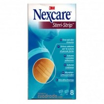 Nexcare Steri Strips Suture points 1 of 3x6 mmx 75 mm + 1 of 5x3 mm x 75 mm