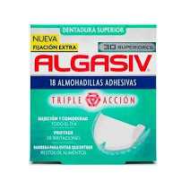 Algasiv High Denture Adhesive Pads, 30 unds