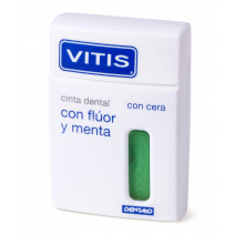 Vitis Dental tape with fluor and mint, 50 m