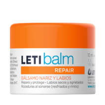 LetiBalm PEDIATRICO Balm Reparador Nariz y Labios, Tarro 10ml