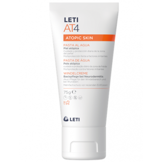 Leti AT4 Water Pasta Cream Pañal Piel Atopic, 75g