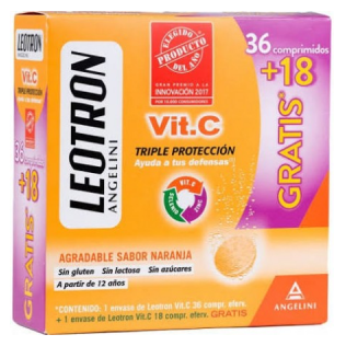 Angelini Leotron Vitamin C 36 comp eferv + REGALO 18 comp eferv