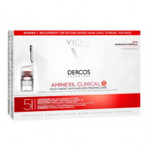 Vichy Dercos Aminexil Clinical 5 Anti-Close Multi-Action Female, 21 Monodosis