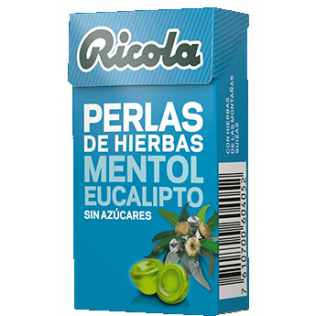 Ricola Perlas Menta Eucalyptus 25g