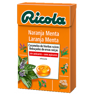 Ricola Candies without Azucar Naranja Menta 50 g