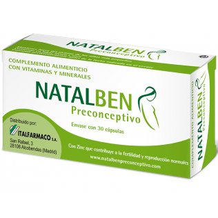 Natalben Preconceptive Capsules, 30Uds