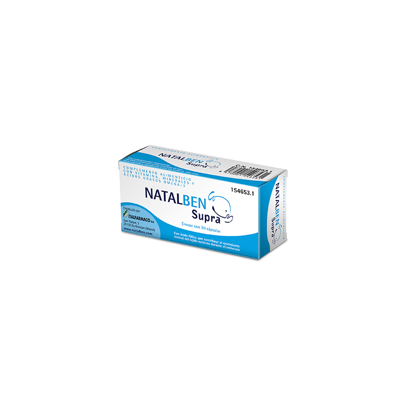 Farmahope  Natalben supra 30 cápsulas blandas Farmacia en línea