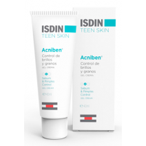 Isdin Teen Skin Acniben Gel Crema Control Brillos y Granos, 40ml