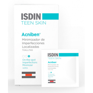 Isdin Teen Skin Acniben Hygienizing wipes, 30 units