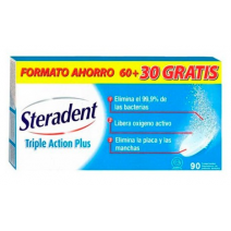 Steradent Denture Cleaner and Cleaner 3 n 1, 60 comp + GIFT 30 comp.