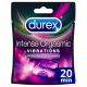 Durex Intense Orgasmic Vibrations Ring Vibrator, 1Ud