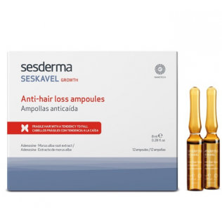 Sesderma Seskavel Growth Anti-Hair Loss 12amp x 8ml