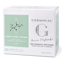 Germinal Deep Treatment Anti-aging Normal and Mixed Leather,30 ampoules