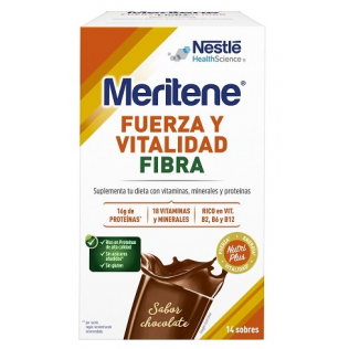 Meritene Force and Vitality Fiber Chocolate 14 Abouts