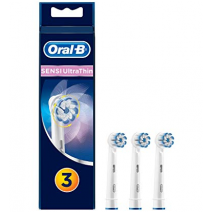 Oral B Sensi UltraThin Replacement Heads for Electric Teeth Cepillo, 3UdS+REGALO 1Ud