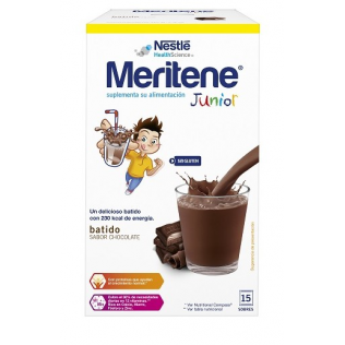 Meritene Junior Chocolate 30 g 15 Sobres — Farmacia Núria Pau