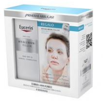Eucerin PACK Hyaluron Filler Dia SPF15 Normal and Mix 50 ml + REGALO Antiage Mask