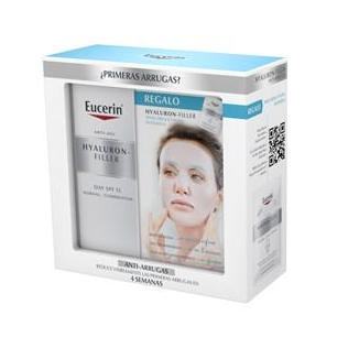 Eucerin PACK Hyaluron Filler Dia SPF15 Normal and Mix 50 ml + REGALO Antiage Mask