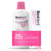 Bexident Pack Sensible teeth Collutory 500 ml + Pasta 75 ml