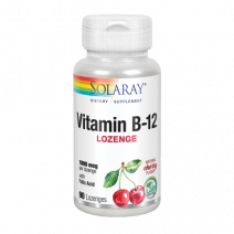 Solaray Vitamin B12 with folic acid 1000 mcg- 90 sublingual tablets