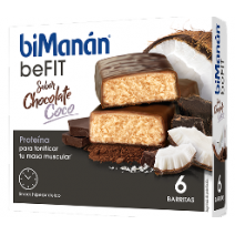 Bimanan Pro Barrita Chocolate Coco, 6 units