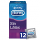 DUREX SIN LATEX PRESERVATIVES 12 U