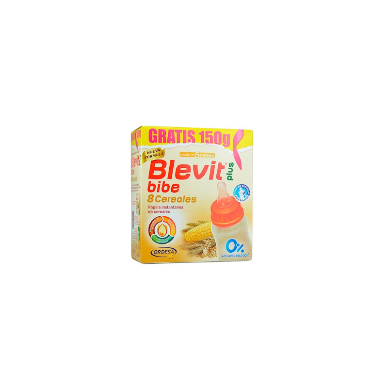 Blevit Plus Bibe 8 cereales y colacao +12m 600 gr