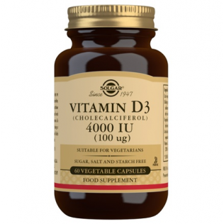 Solgar Vitamin D3 4000 IU 60caps