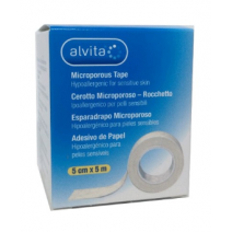 Alvita Microporous Sparadrape 5cm X 5m