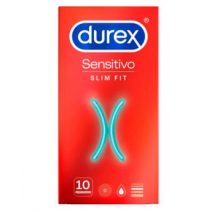 Durex Sensitive Slim Fit 10u