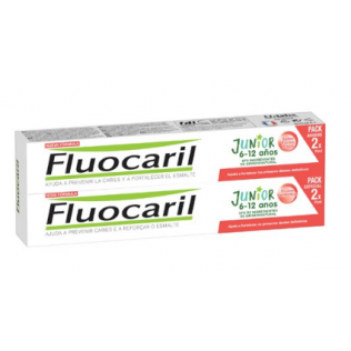 FLUOCARIL JUNIOR DUPLO 6-12 YEARS 2 X 75 ML ROJOS FRUITS