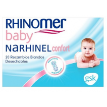 Narhinel Confort Nasal Aspirator Refills 20u