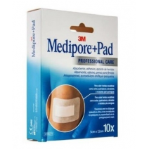 3M Medipore Pad Sterile dressings 5 x 7,2 cm 10 units