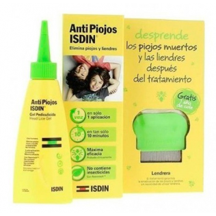 Isidin PACK Antipiojos Gel Pediculicida with Lendrera