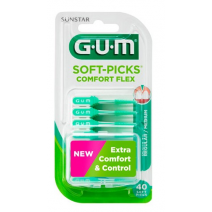 Gum Soft Picks Confort Flex REGULAR MINT 40 Units