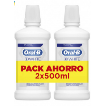 Oral-B 3D White Colluto Pack 2x500ml