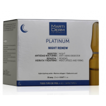 Martiderm Platinum Night Renew Ampollas, 30Uds x 2ml