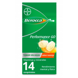 Berocca Performance GO Sabor Naranja 14 Compressed