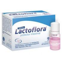 Lactoflora Probiotic With Vitamins 100,000 Million Adults 10 Frascos Monodosis