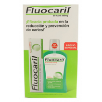 Fluocaril Bi-Fluoré PACK Pasta 125ml + Colutorio 500ml + Dental brush