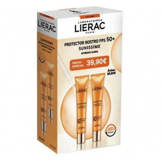 Lierac DUPLO Sunissime Rostro 50+, 2 x 50ml