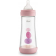 BIBERON PLASTICO T SILICONA CHICCO PERFECT5 ROSA 4M+ FLUJO RAPIDO 300 ML