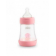 BIBERON PLASTICO T SILICONA CHICCO PERFECT5 ROSA 0M+ FLUJO LENTO 150 ML