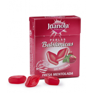 Juanola Perlas Fresa Mentolada 25g