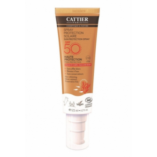 Cattier Solar Spray Protection Face and Body SPF50 125ml