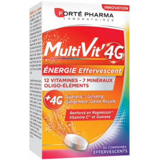 Multivit 4G Energy 2 Tubes 15 Efervescent Compressed