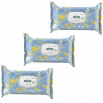 Klorane PACK 3 Cleaner wipes Suaves 3x70 Units