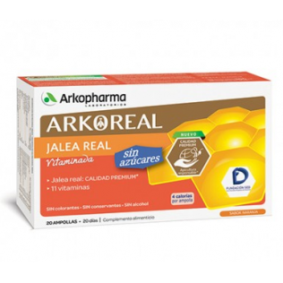 Arkoreal Royal Jelly 1000mg Vitamin Without Sugar 20 ampoules 15ml