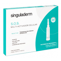 Singuladerm SOS Reactive Treatment Vial Intolerant Feet, 4Uds x10.5ml
