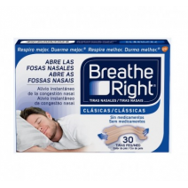 BREATHE RIGHT TIRA ADH NASAL 30 U T PEQUEÑA-MEDIANA